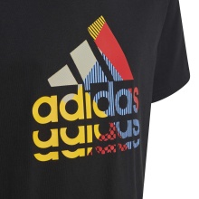 adidas Tennis-Tshirt Graphic schwarz Jungen